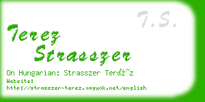 terez strasszer business card